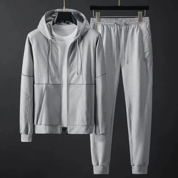 Men's Performance Tracksuit – Breathable Full-Zip Hooded Set – view 5