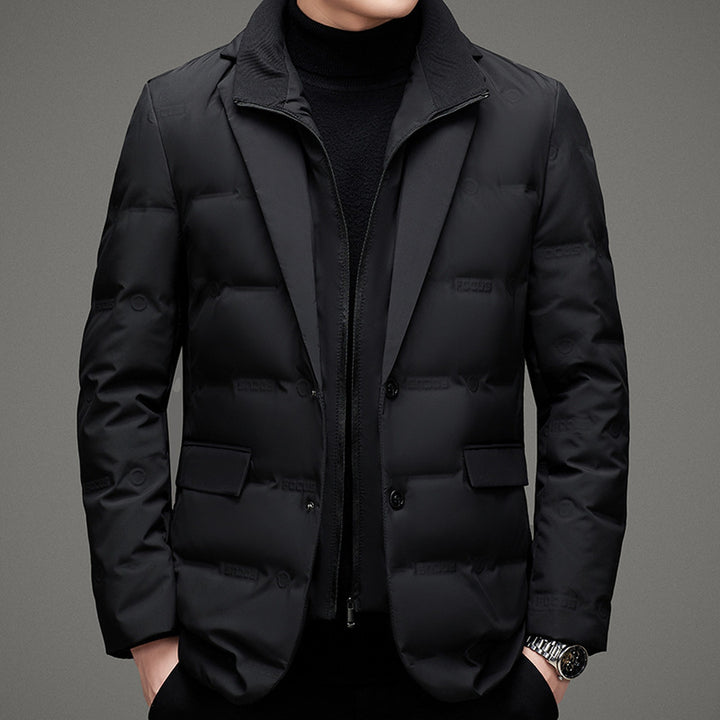 Men's Down Insulated Blazer – Tailored Warmth for the City – view 4