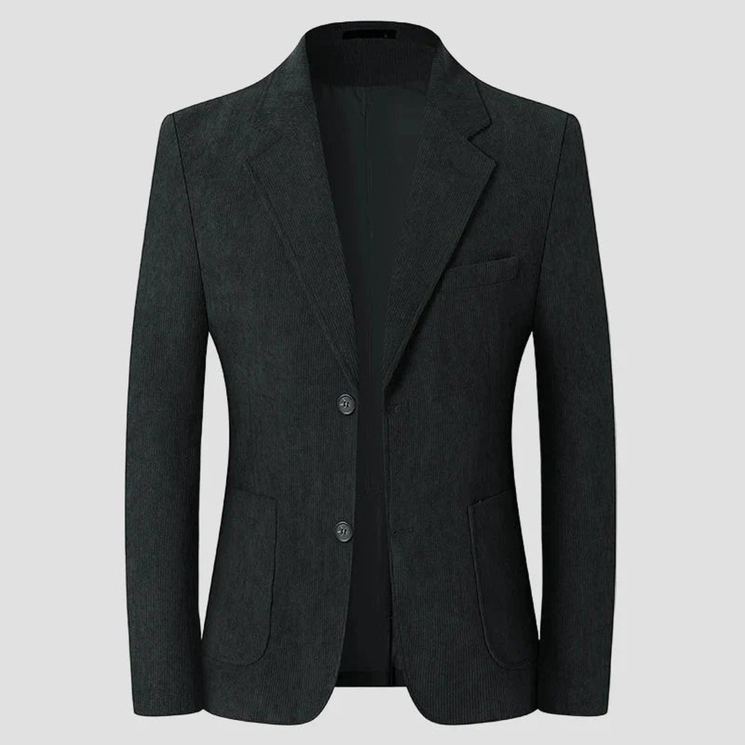 Men's Corduroy Blazer – Tailored Patch-Pocket Sport Coat – view 4