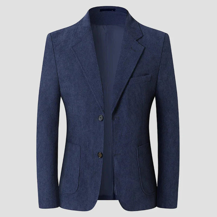 Men's Corduroy Blazer – Tailored Patch-Pocket Sport Coat – view 2