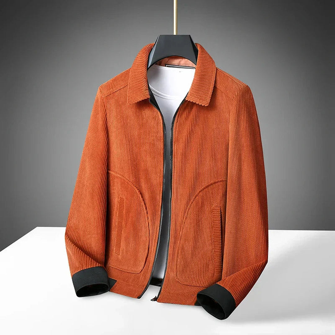 Men's Wide-Wale Corduroy Jacket – Zip-Front Casual Layer – view 3