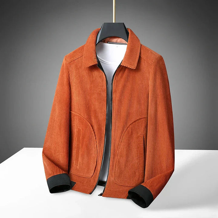 Men's Wide-Wale Corduroy Jacket – Zip-Front Casual Layer – view 3