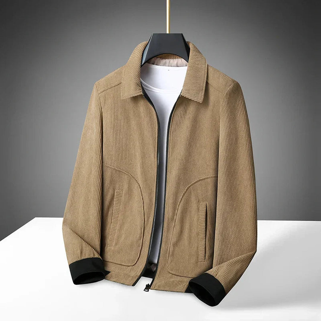 Men's Wide-Wale Corduroy Jacket – Zip-Front Casual Layer – view 4