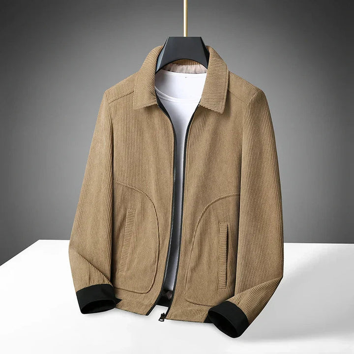 Men's Wide-Wale Corduroy Jacket – Zip-Front Casual Layer – view 4