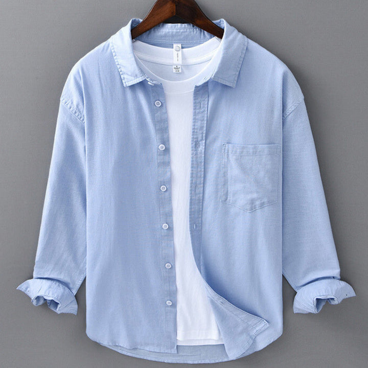 Men's 100% Linen Shirt – Breathable Relaxed Summer Fit – view 4