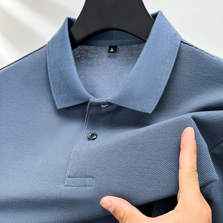 Men's Cotton Polo Shirt – Slim Fit Breathable Knit – Classic Collar – view 2
