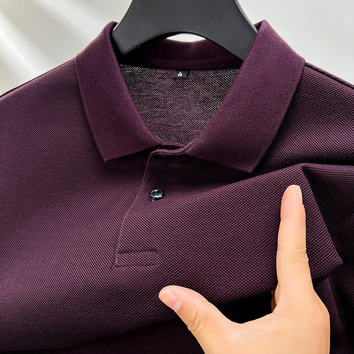 Men's Cotton Polo Shirt – Slim Fit Breathable Knit – Classic Collar – view 4