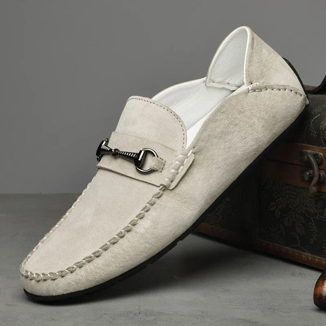 Men's Suede Loafers – Horse-Bit Detail – Non-Slip Sole – view 7