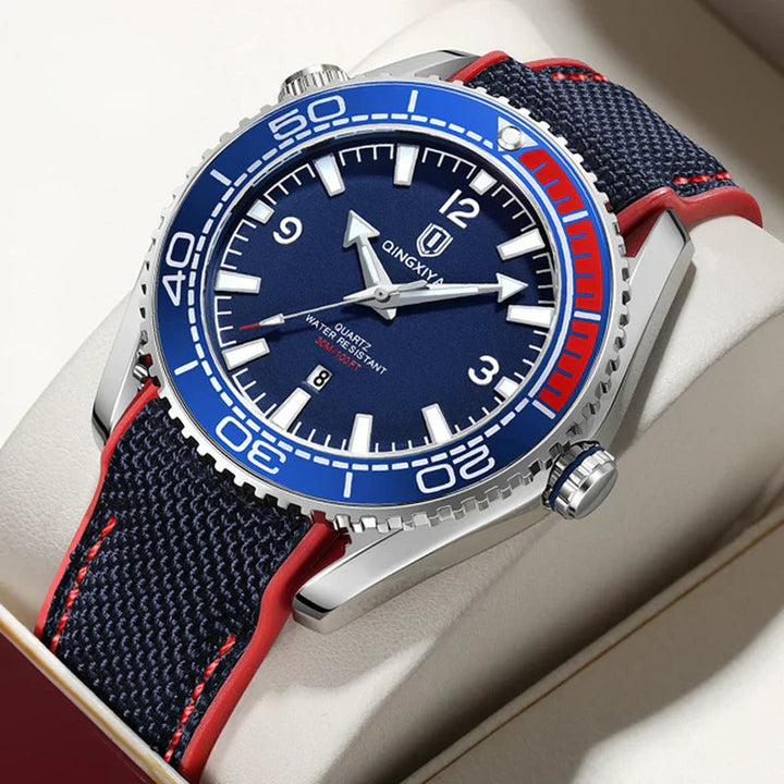 Men's Geneva Stainless Steel Watch – Quartz Sports Wristwatch – view 10