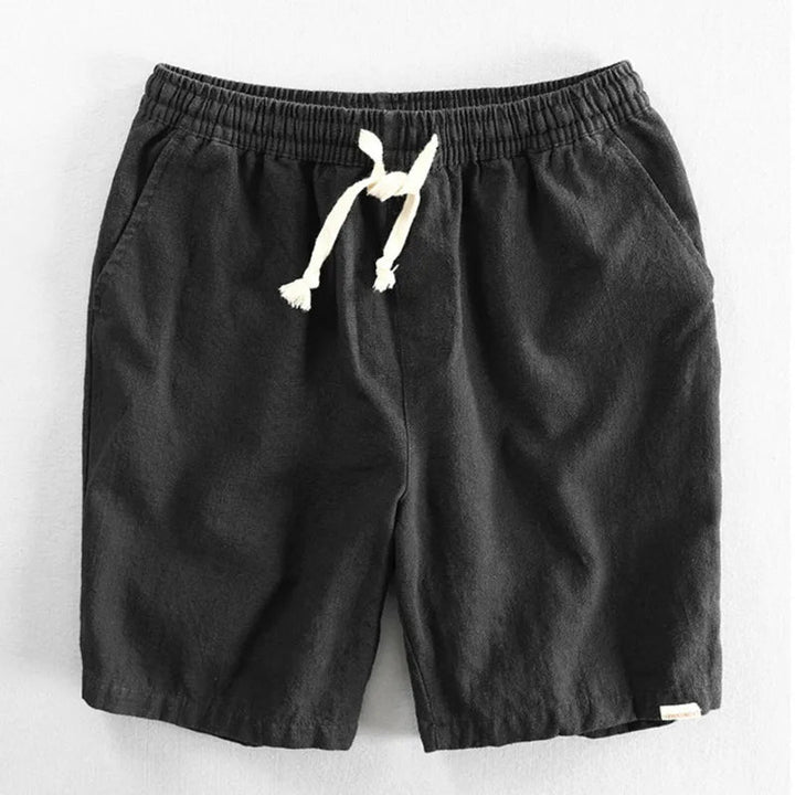 Men's Amalfi Linen Shorts – Drawstring Summer Holiday Shorts – view 6