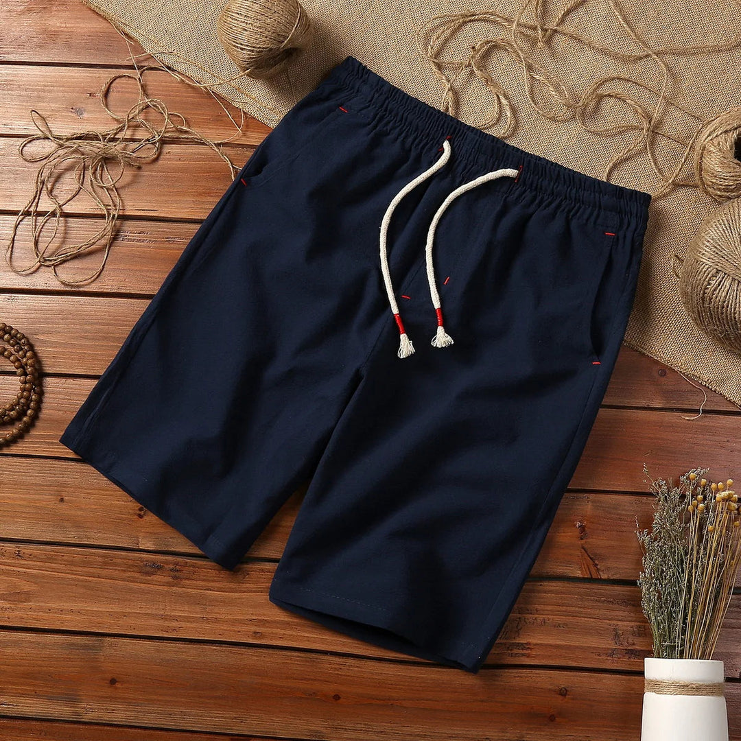 Men's Cotton Drawstring Shorts – Lightweight Summer Comfort – view 4