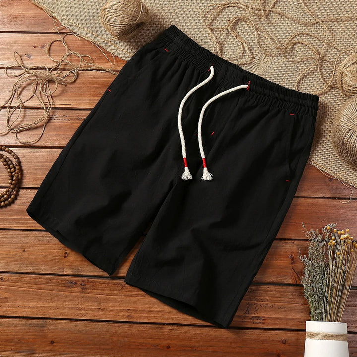 Men's Cotton Drawstring Shorts – Lightweight Summer Comfort – view 3