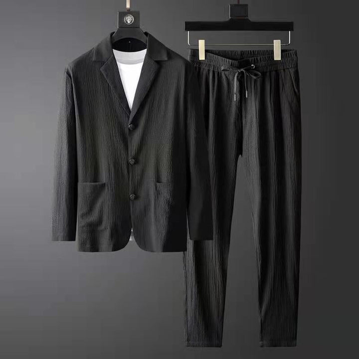 Men's Linen Blend Co-ord Set – Relaxed Two-Piece Ensemble – view 2