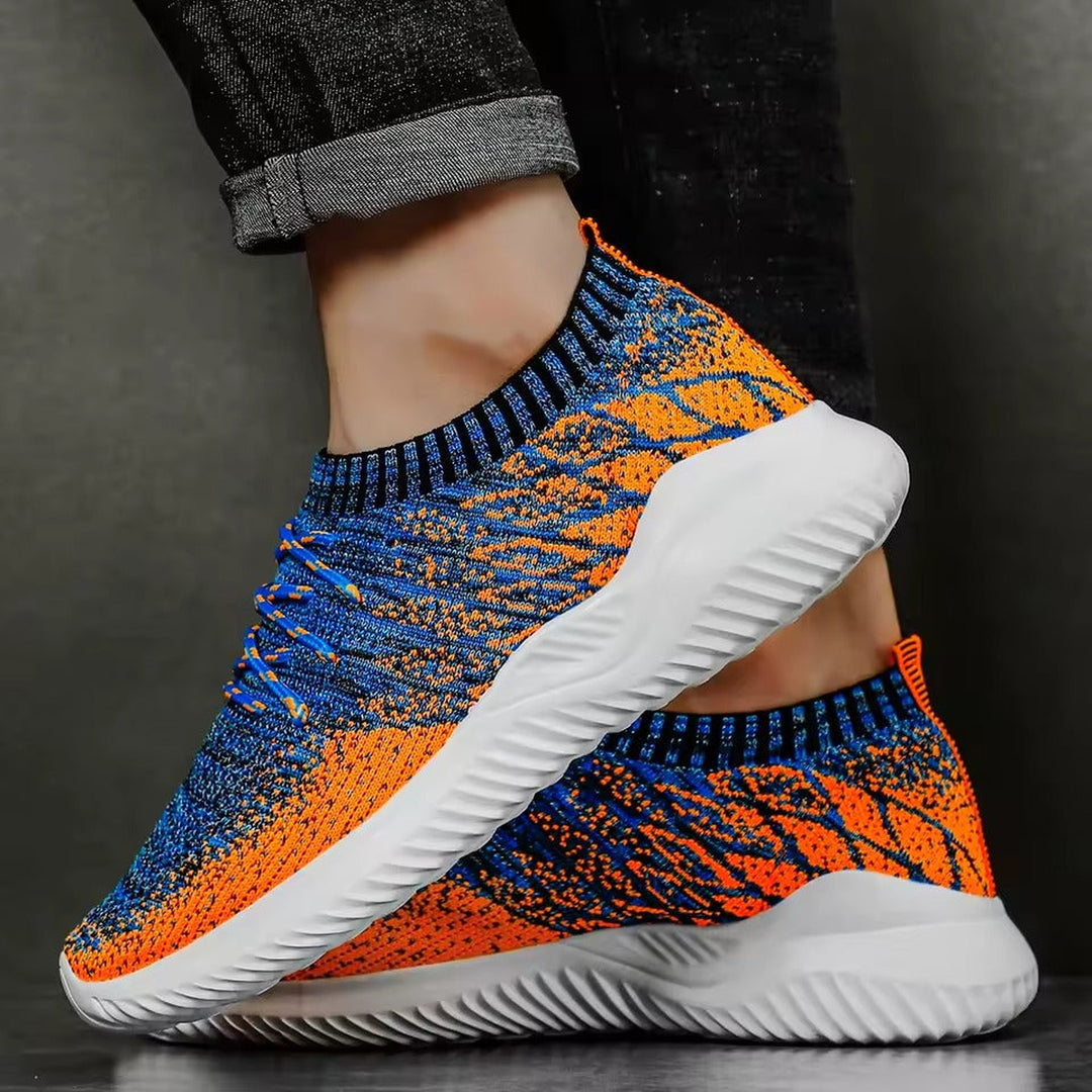 Men's Knit Trainers – Lightweight Breathable Slip-On Shoes – view 4