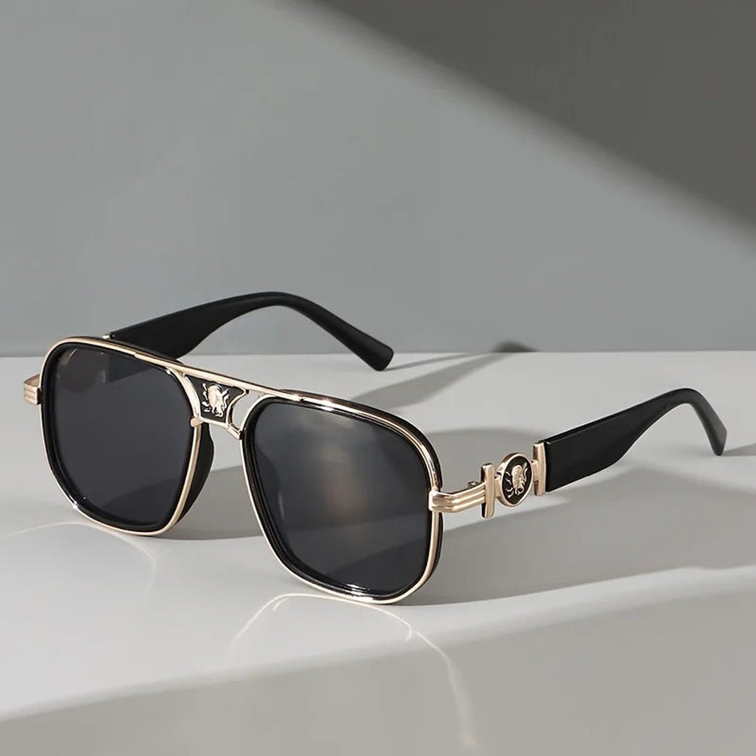 Men's Metal Aviator Sunglasses – UV400 Lightweight Frame – view 4