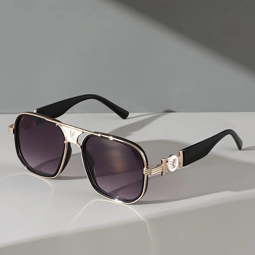 Men's Metal Aviator Sunglasses – UV400 Lightweight Frame – view 5
