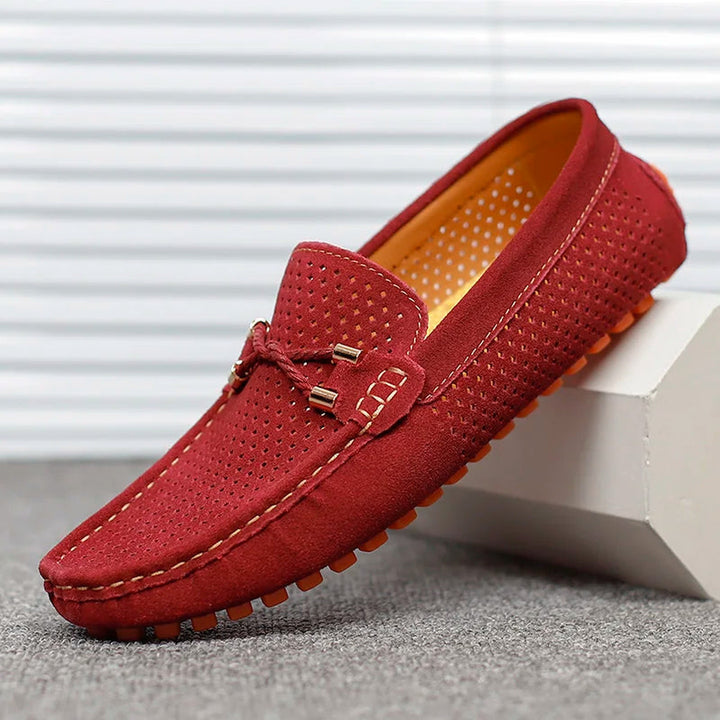 Gianni Men's Perforated Leather Loafers – Breathable Slip-Ons – view 4