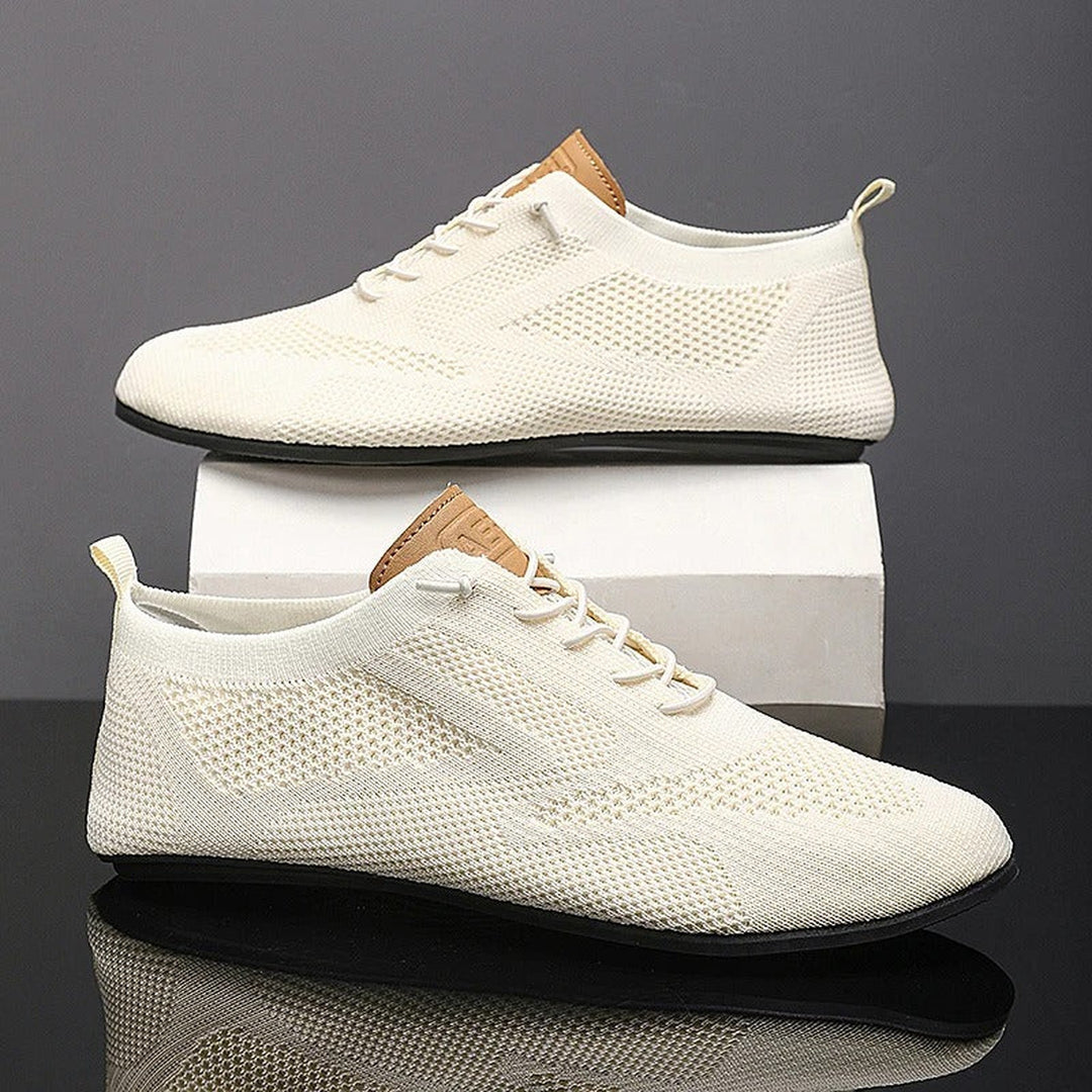 Men's Mesh Knit Slip-On Trainers – Lightweight Comfort – view 10