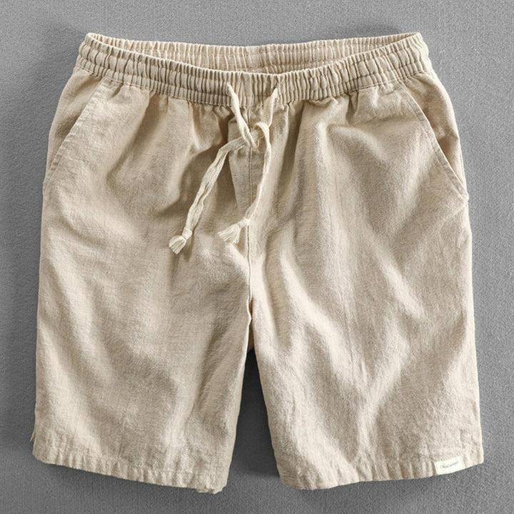 Men's Cotton-Linen Shorts – Drawstring Weekend Comfort – view 5