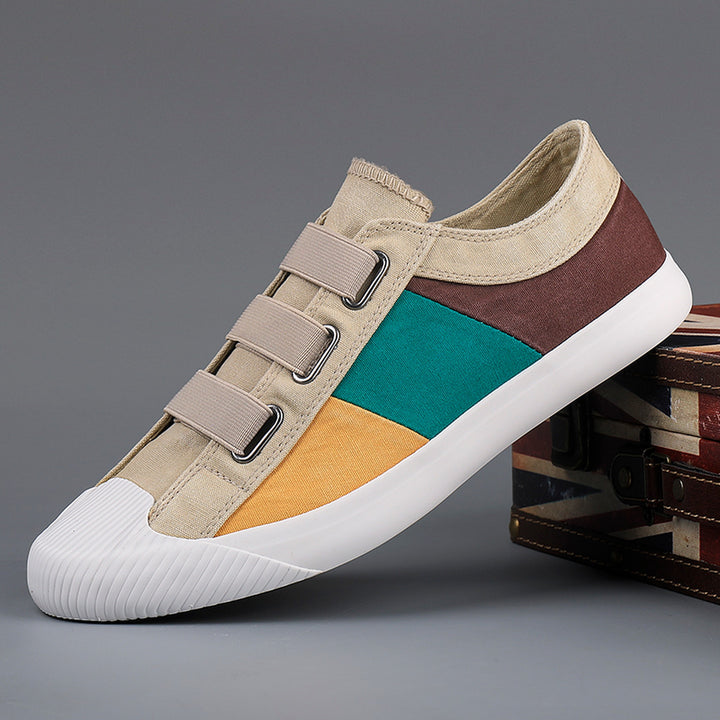 Men's Canvas Trainers – Cushioned Everyday Street Style