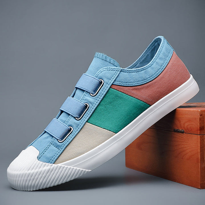 Men's Canvas Trainers – Cushioned Everyday Street Style