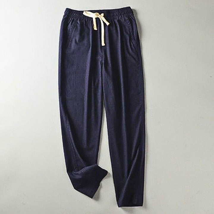 Men's Cotton Drawstring Trousers – Lightweight Everyday Comfort – view 4