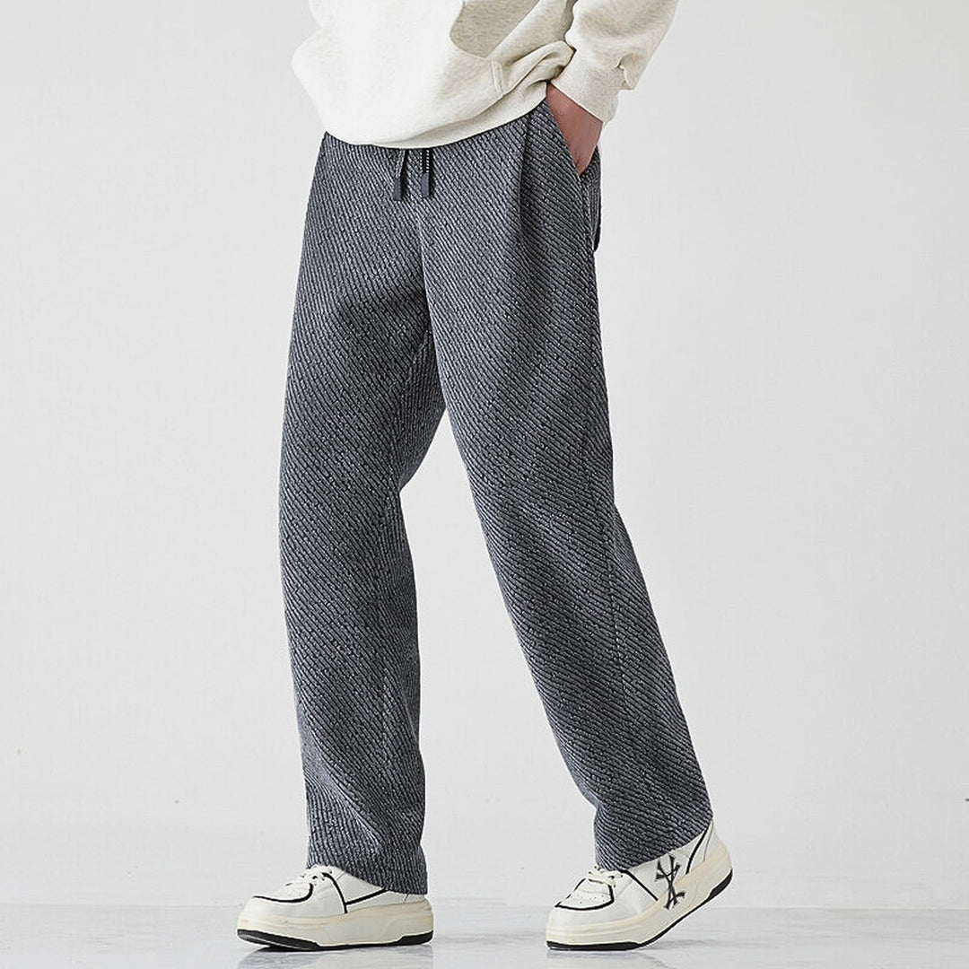 Men's Static Weave Joggers – Relaxed Straight-Leg Comfort – view 3