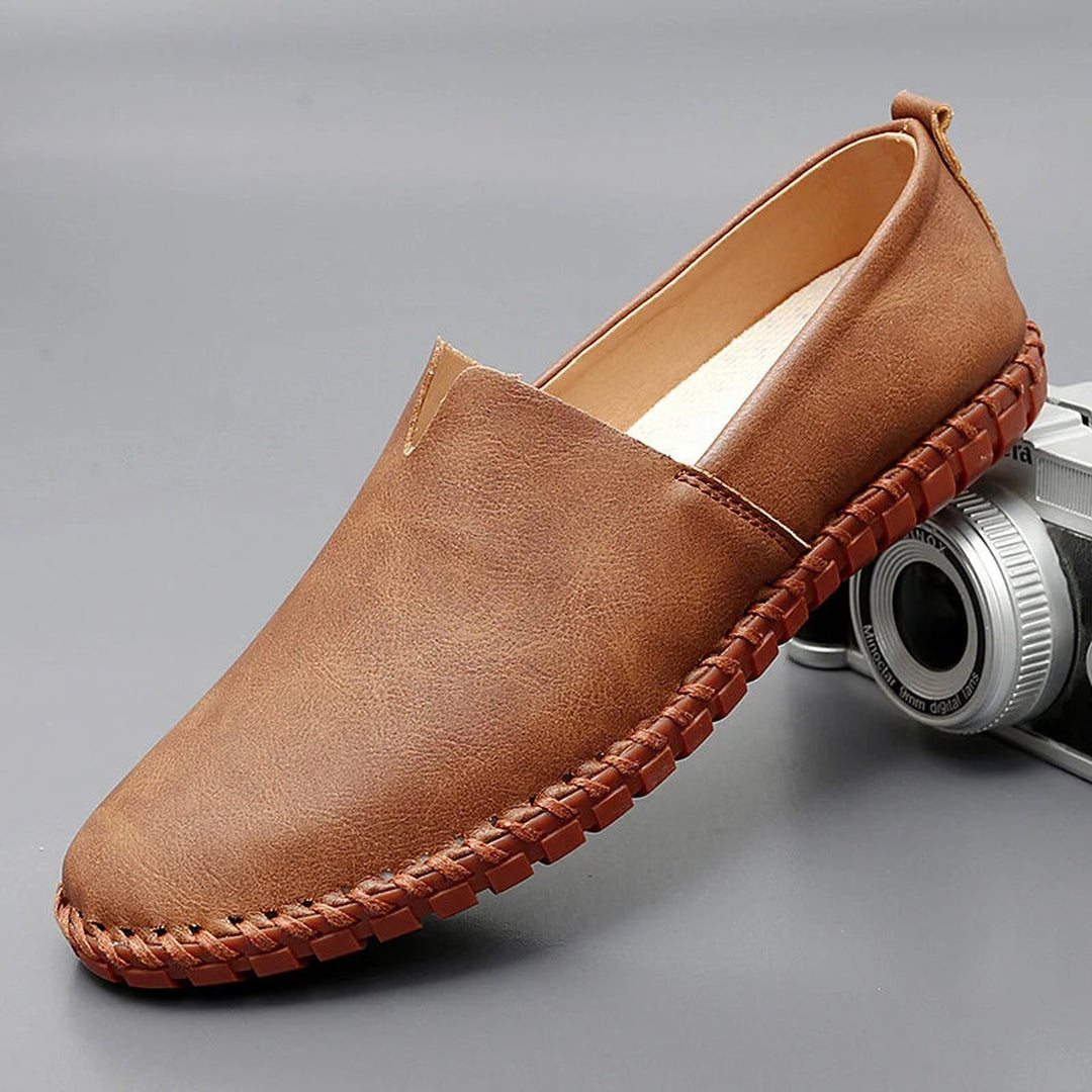 Men's Leather Loafers – Cushioned Slip-On Smart Casual Shoes – view 2