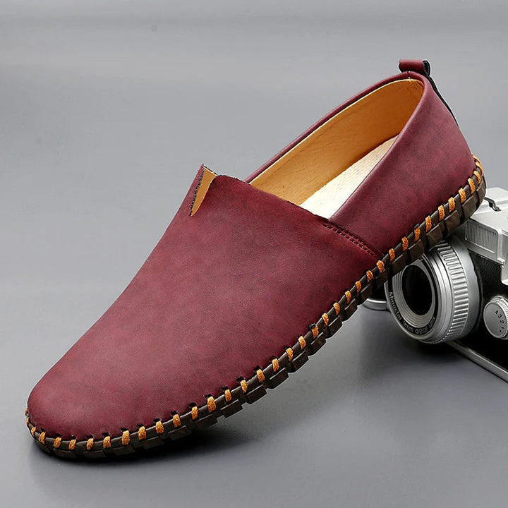 Men's Leather Loafers – Cushioned Slip-On Smart Casual Shoes – view 3