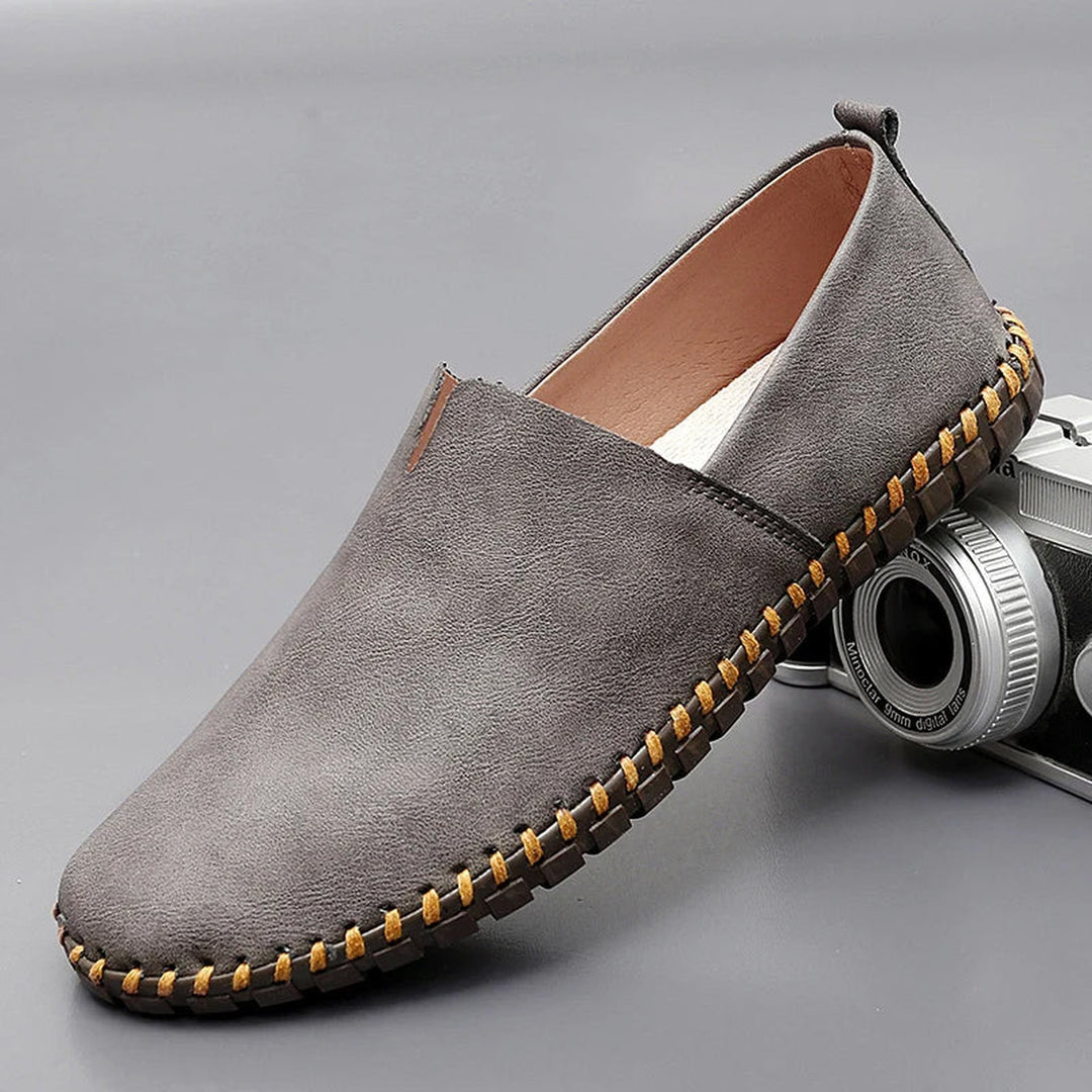 Men's Leather Loafers – Cushioned Slip-On Smart Casual Shoes – view 4