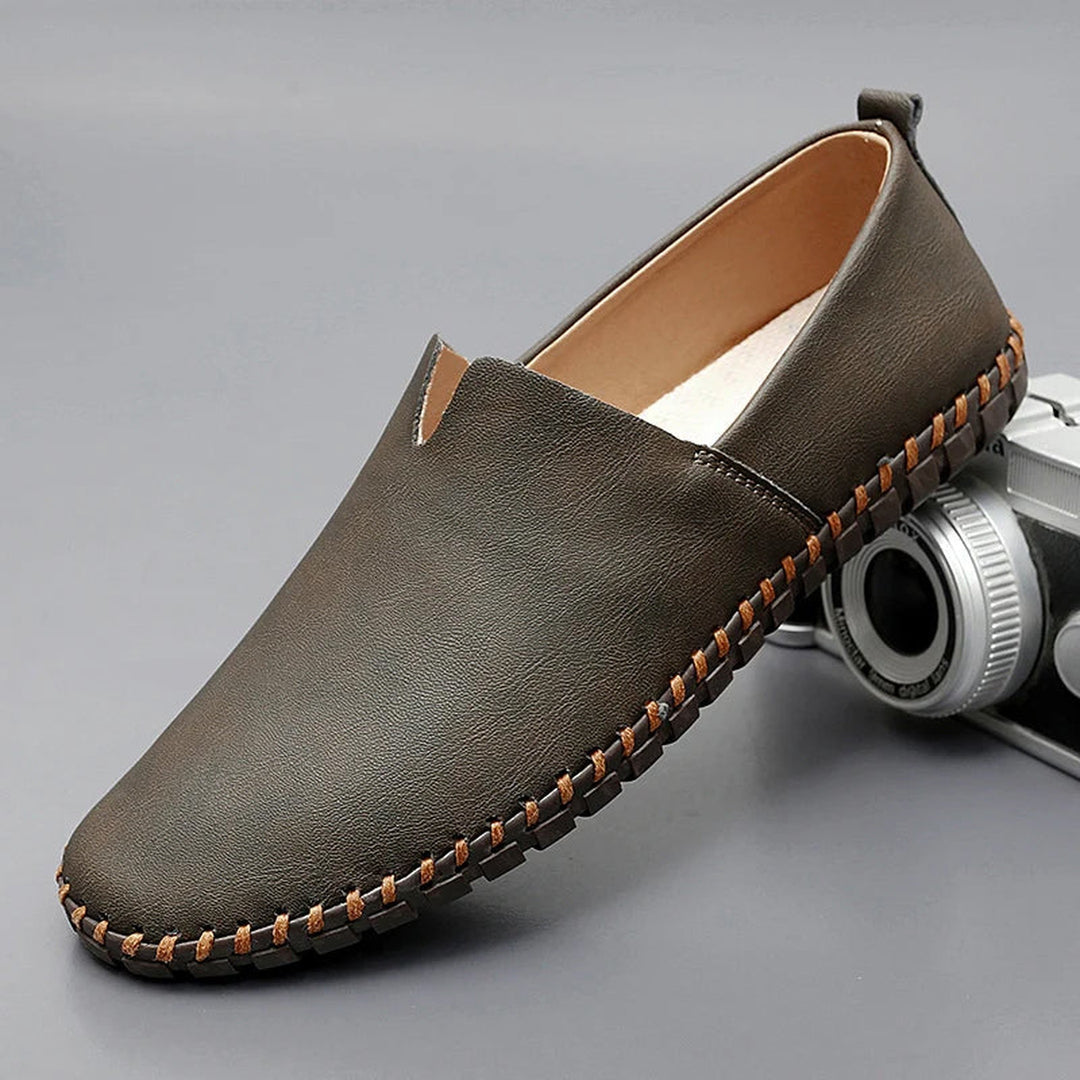 Men's Leather Loafers – Cushioned Slip-On Smart Casual Shoes – view 5