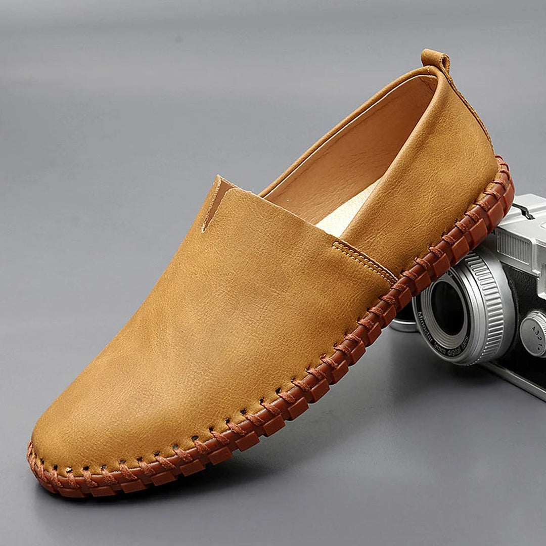 Men's Leather Loafers – Cushioned Slip-On Smart Casual Shoes – view 6