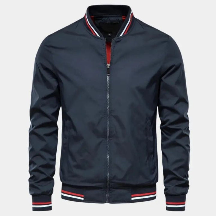 Men's Lightweight Bomber Jacket – Ribbed Smart Casual Layer – view 2
