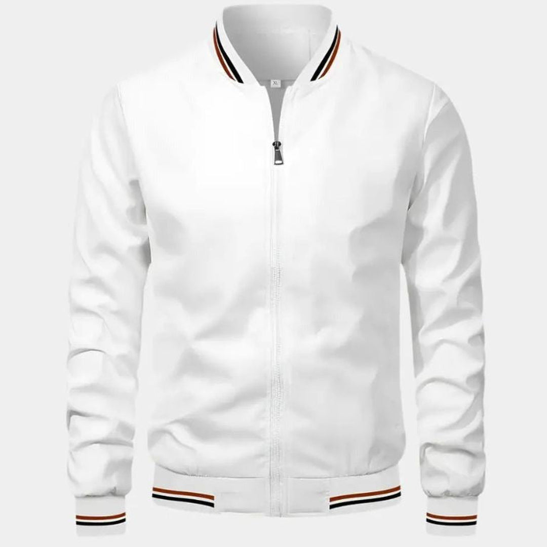 Men's Lightweight Bomber Jacket – Ribbed Smart Casual Layer – view 6