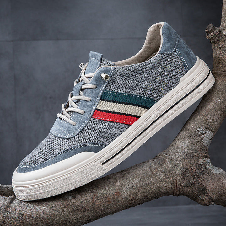 Men's Suede & Mesh Retro Trainers – Lightweight Everyday Style – view 6
