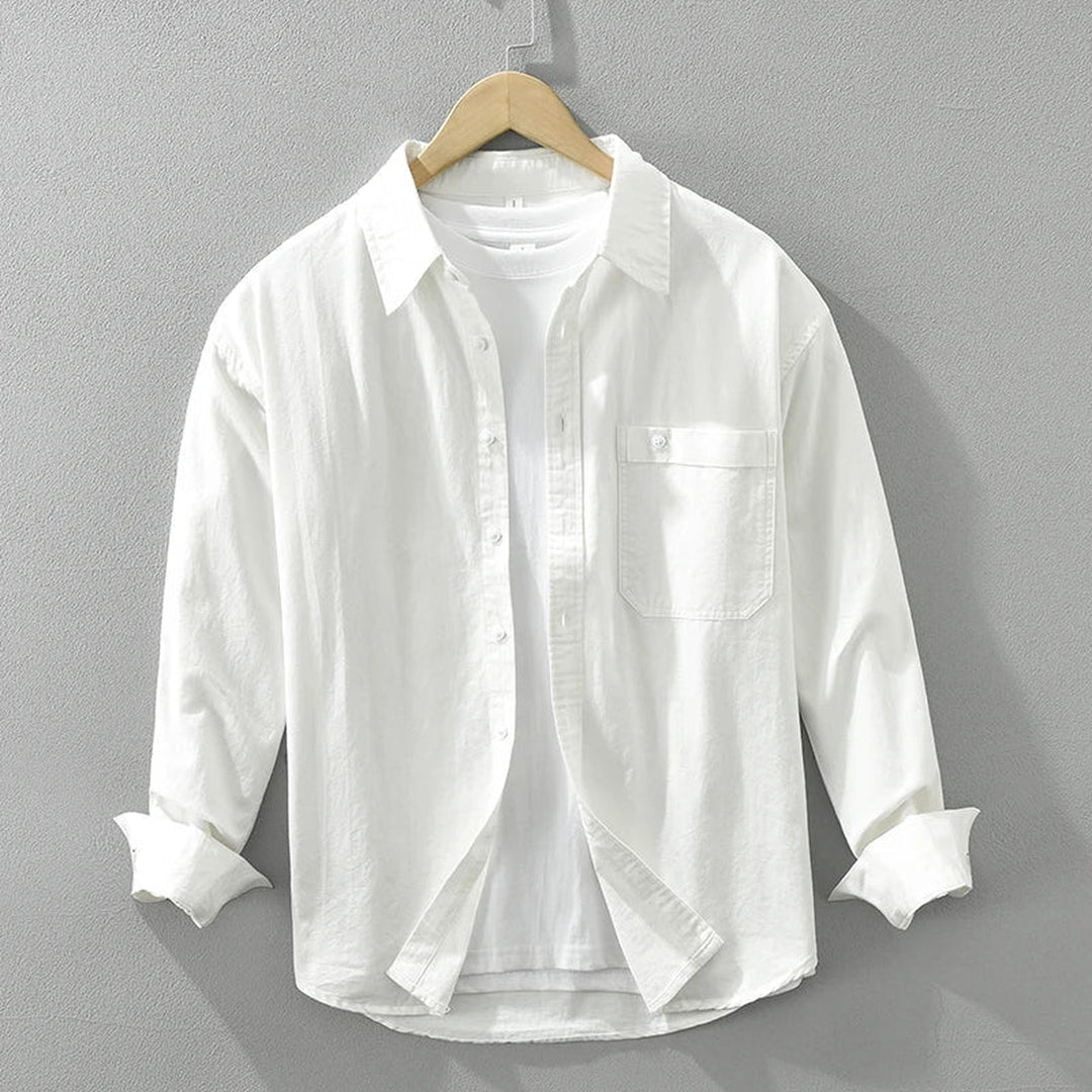 Men's Cotton Long Sleeve Shirt – Breathable Everyday Layer – view 2