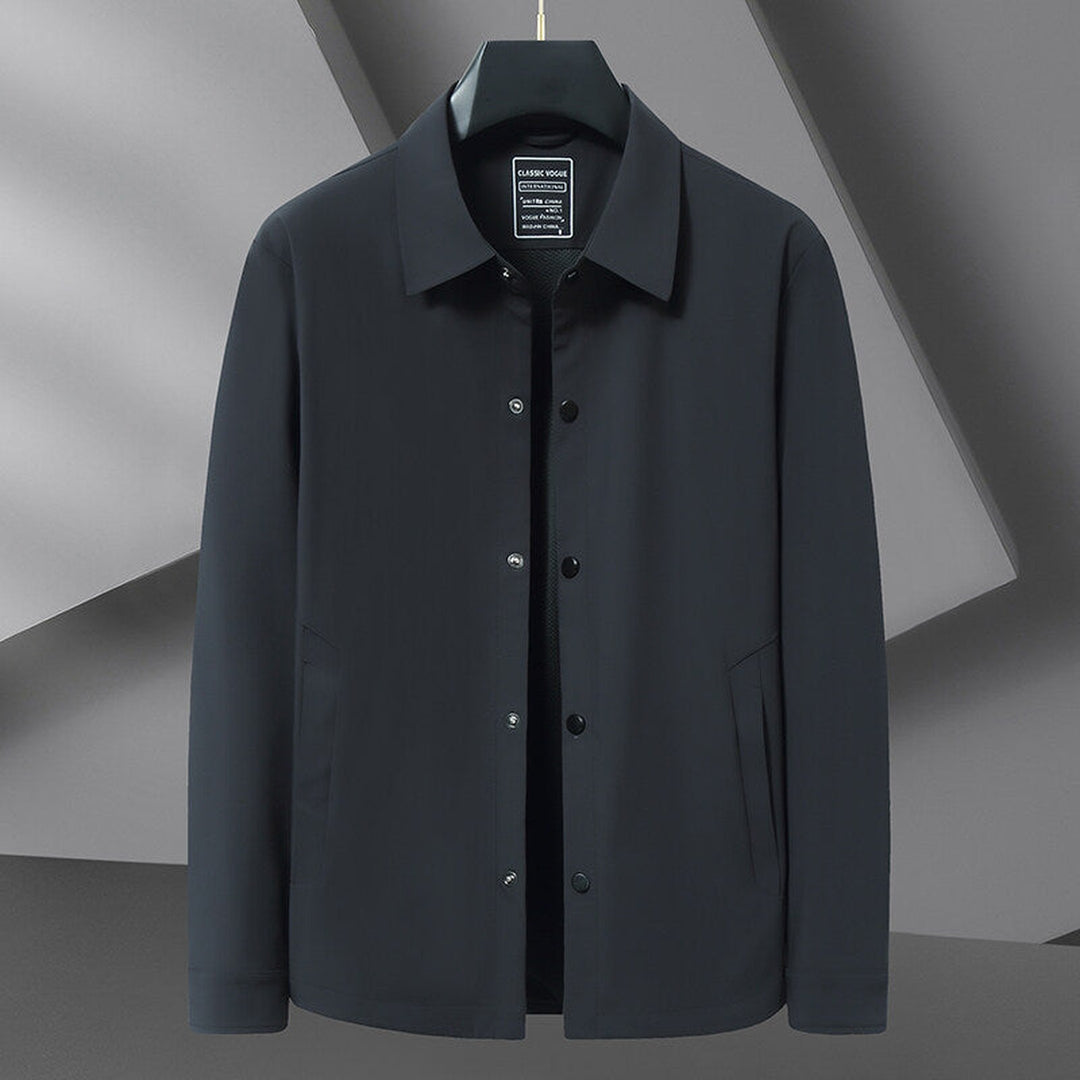 Men's Water-Repellent Snap Jacket – Lightweight Everyday Layer – view 2