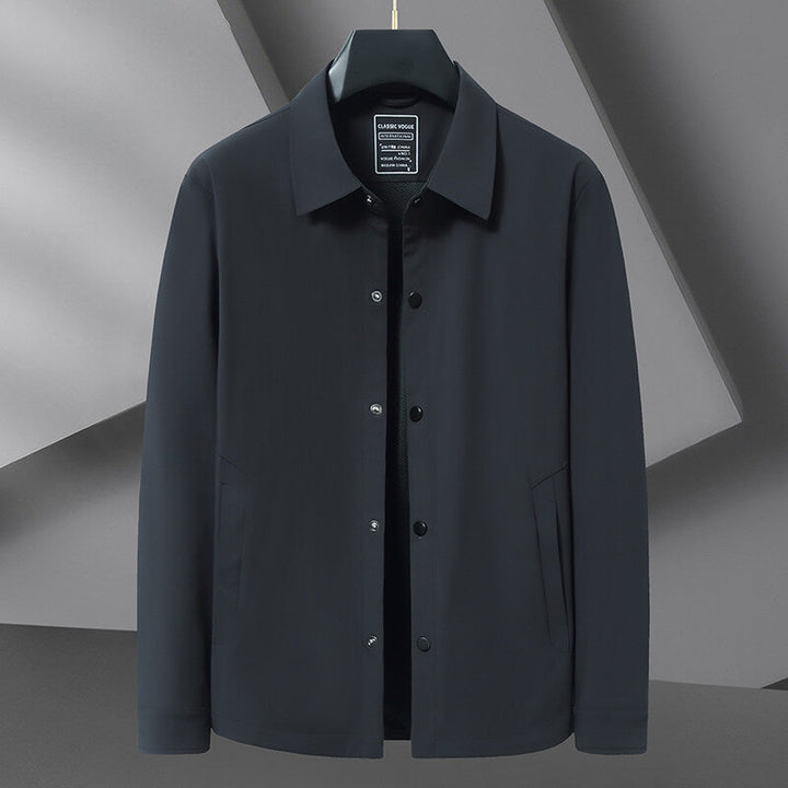 Men's Water-Repellent Snap Jacket – Lightweight Everyday Layer – view 2