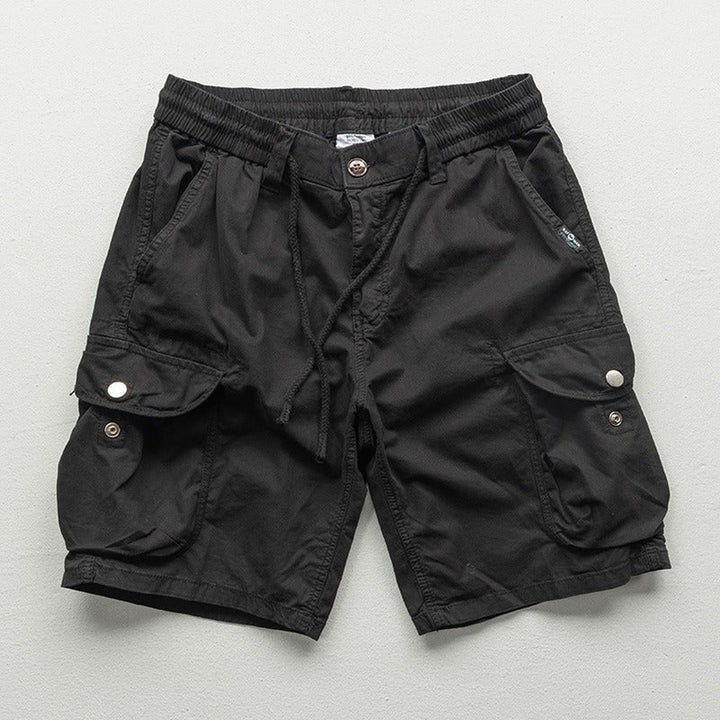 Men's Lightweight Cargo Shorts – Stretch Waist Walking Shorts – view 2