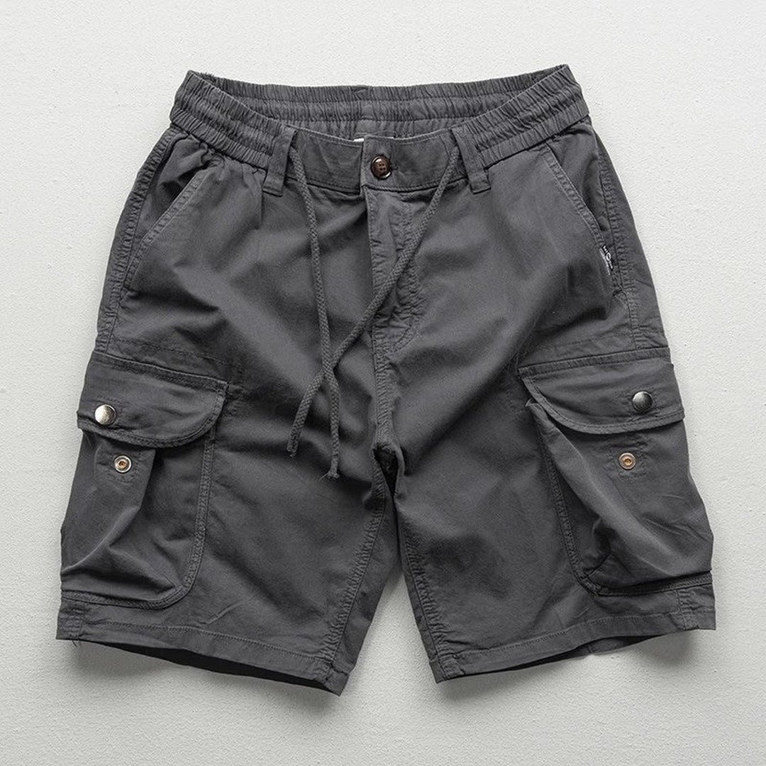 Men's Lightweight Cargo Shorts – Stretch Waist Walking Shorts – view 4