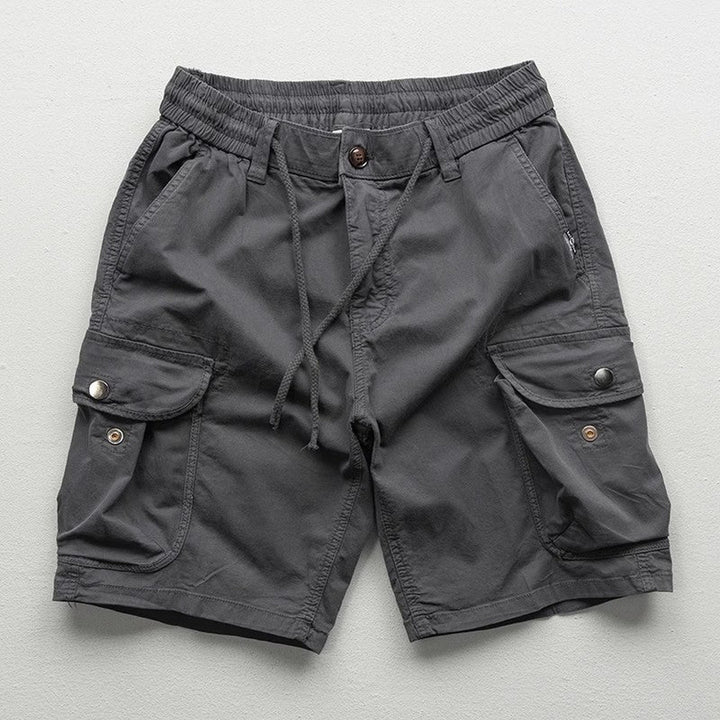 Men's Lightweight Cargo Shorts – Stretch Waist Walking Shorts – view 4