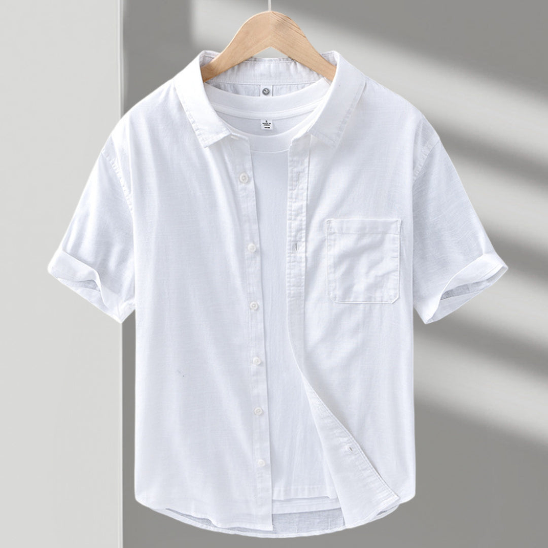 Men's Cotton-Linen Shirt – Relaxed Fit Casual Summer Shirt – view 2