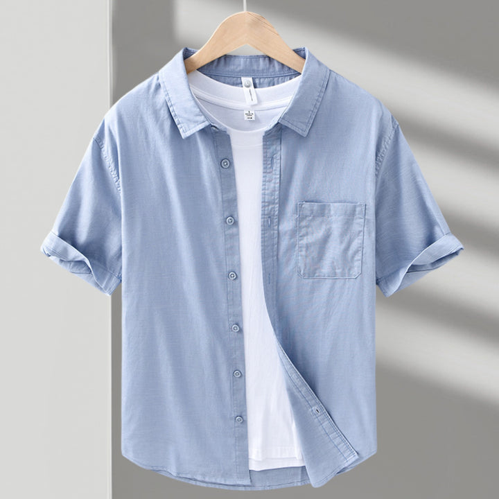 Men's Cotton-Linen Shirt – Relaxed Fit Casual Summer Shirt – view 3
