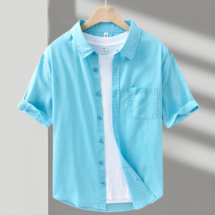 Men's Cotton-Linen Shirt – Relaxed Fit Casual Summer Shirt – view 4