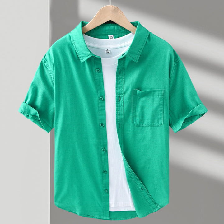 Men's Cotton-Linen Shirt – Relaxed Fit Casual Summer Shirt – view 5