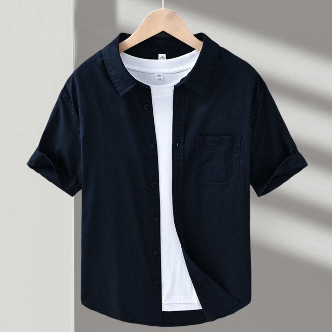 Men's Cotton-Linen Shirt – Relaxed Fit Casual Summer Shirt – view 6