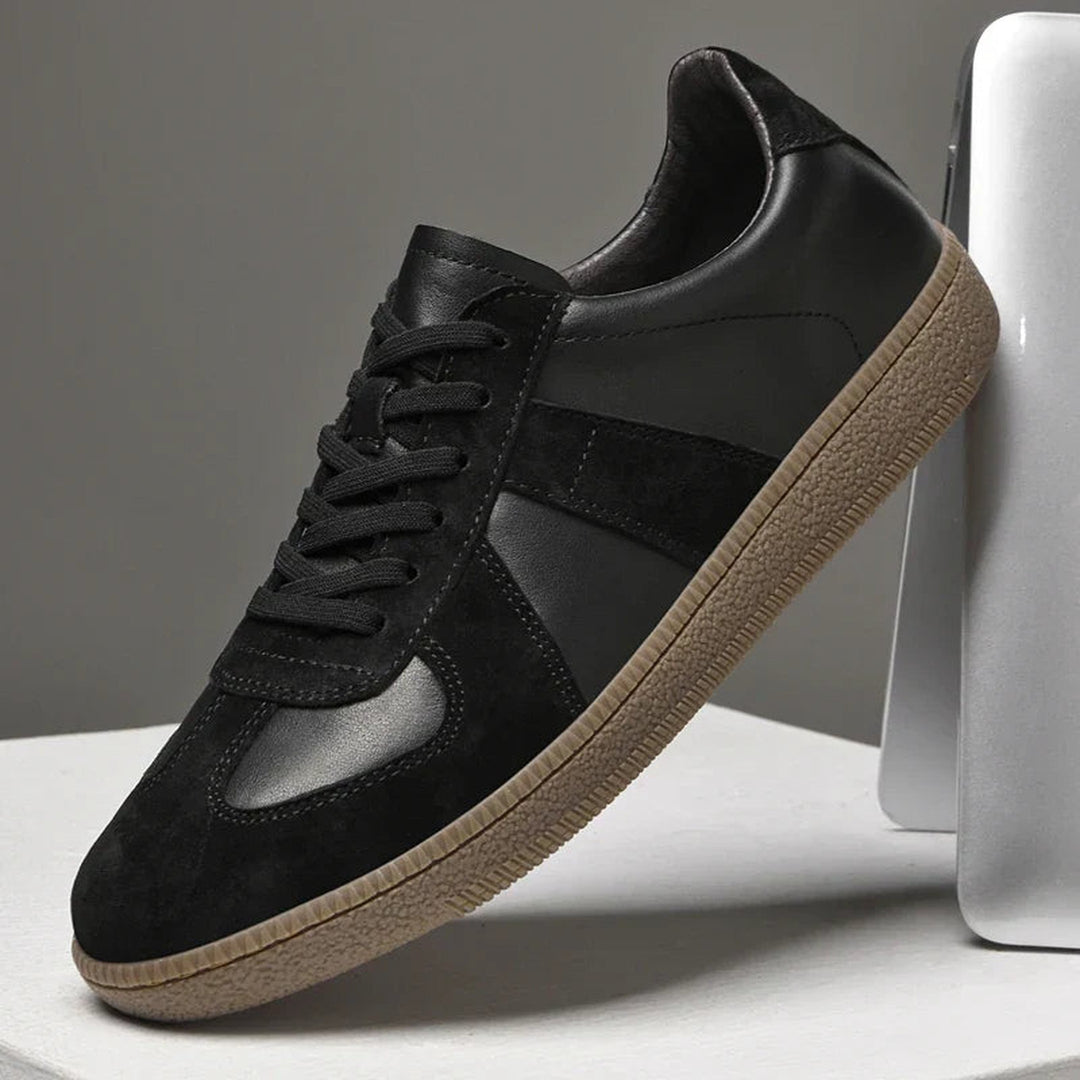 Men's Suede and Leather Trainers – Alpine Everyday Casual – view 7