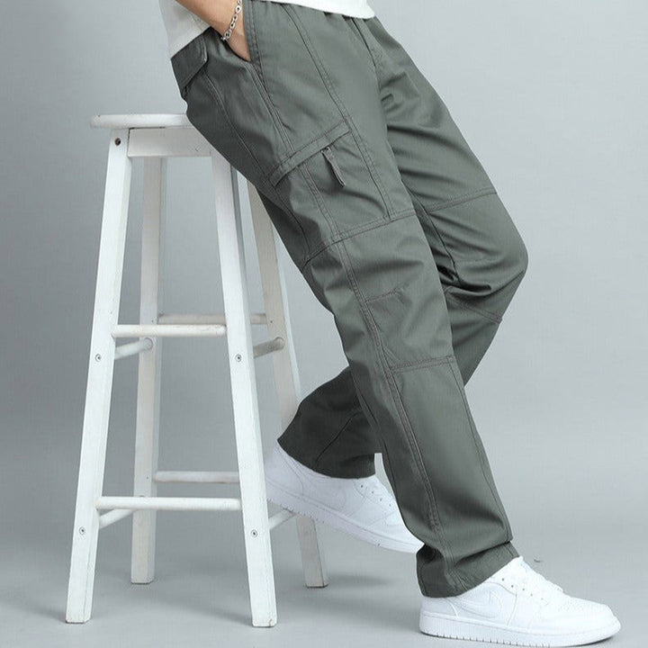 Men's Cotton Cargo Trousers – Brooklyn Everyday Workwear – view 9