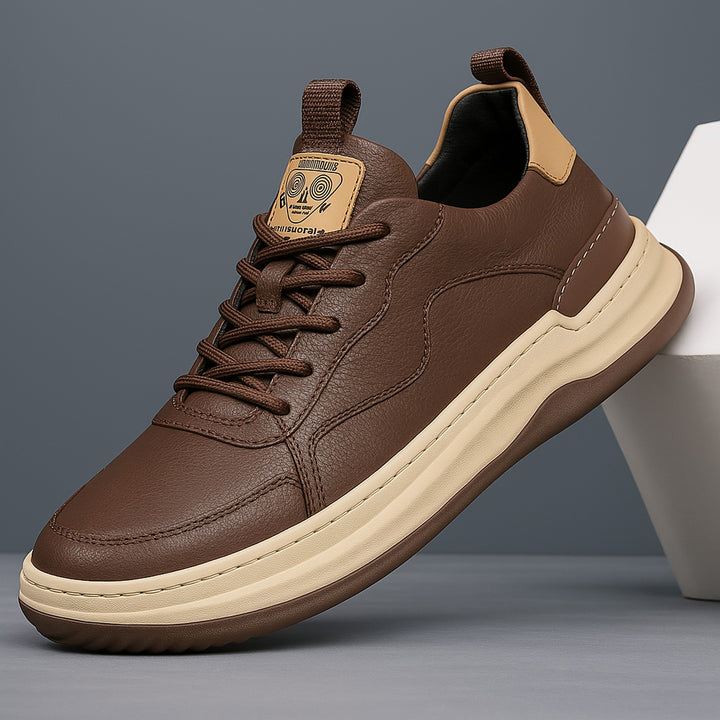 Men's Leather Low-Top Trainers – Hudson Smart Casual – view 7