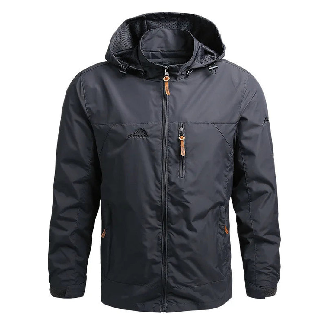 Men's Water-Resistant Shell Jacket – All-Weather Explorer – Army Green
